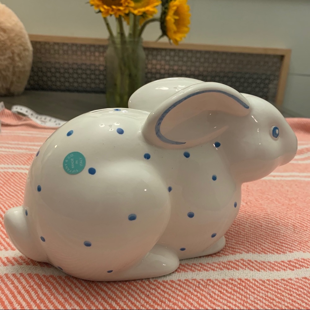 Tiffany & Co. bunny rabbit piggy bank